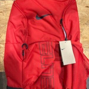 The Nike Elite Red and Black Athletic Backpack combines style and functionality